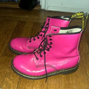 Barbie pink doc marten boots